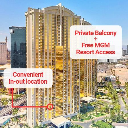 Lady Luck'S Vista - Private Balcony - Full Kitchen - Two Full Baths - Jetted Tub - Full Mgm Grand Resort Access W No Resort Fee At Mgm Signature Las Vegas Exteriör bild